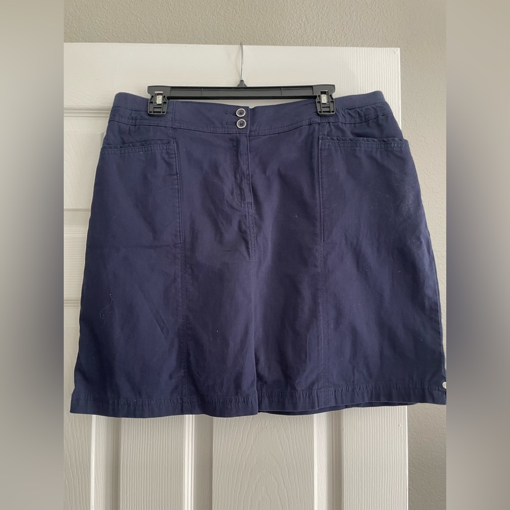Navy blue skort size 12